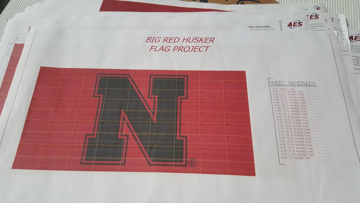 Nebraska-Lincoln to Attempt World Record in Building Giant LEGO Mosaic of Huskers Team Flag