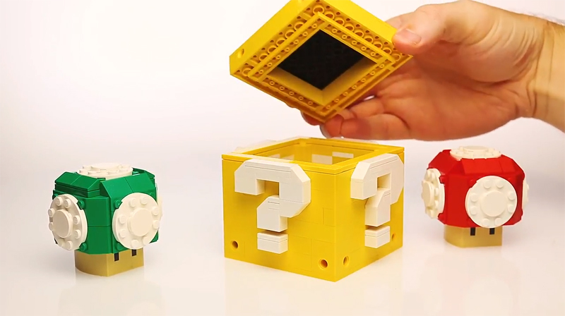 Hold On To Your Bricks and Check Out These Custom LEGO Nintendo Super Mario Boxes From B3