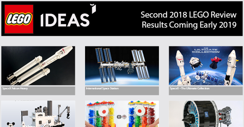 LEGO Ideas Announces 10 Project Qualifiers for its Second 2018 LEGO Ideas Review Stage