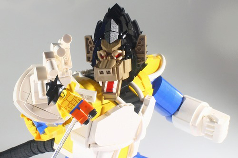 It May Not Be Over 9,000 Bricks, But This Brick-Built Vegeta in Great Ape Form Is Jaw-Dropping