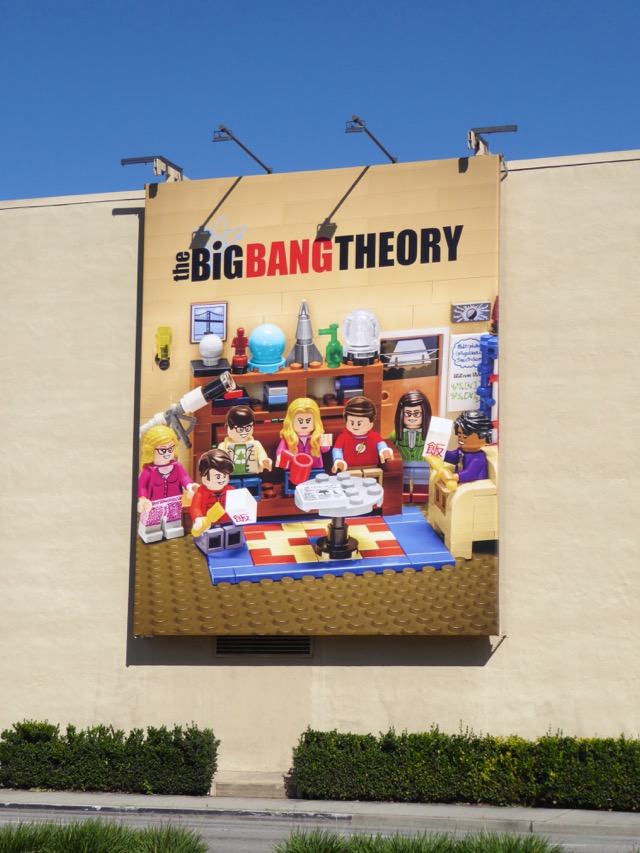 big bang theory lego billboard