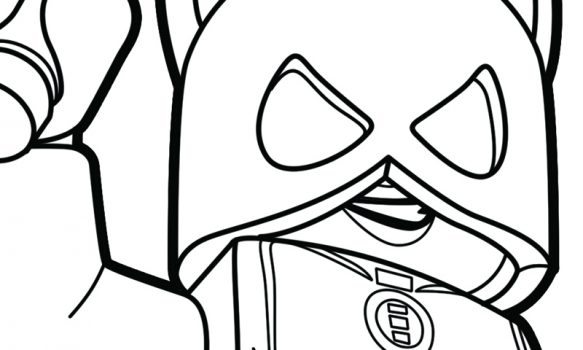 LEGO The Catwoman Coloring Page