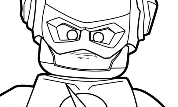 LEGO Reverse Flash Coloring Page