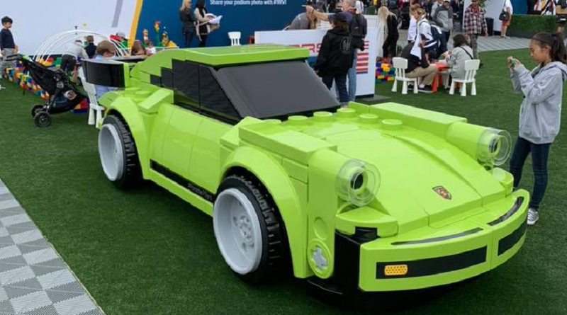 Life-sized LEGO Speed Champions Porsche 911 Turbo Featured at WeatherTech Raceway