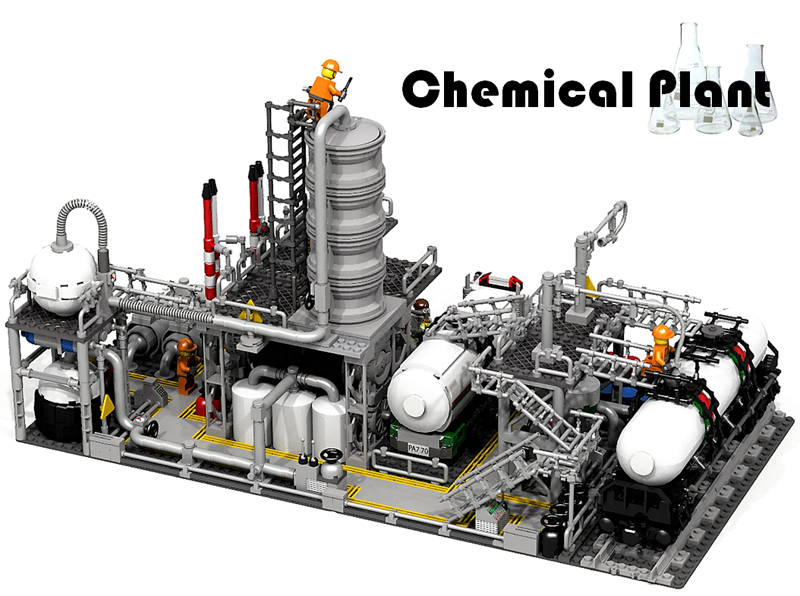 LEGO Product Idea Chemical Plant Gets 10K Thumbs Up – Qualifies for the Third 2018 Review Stage