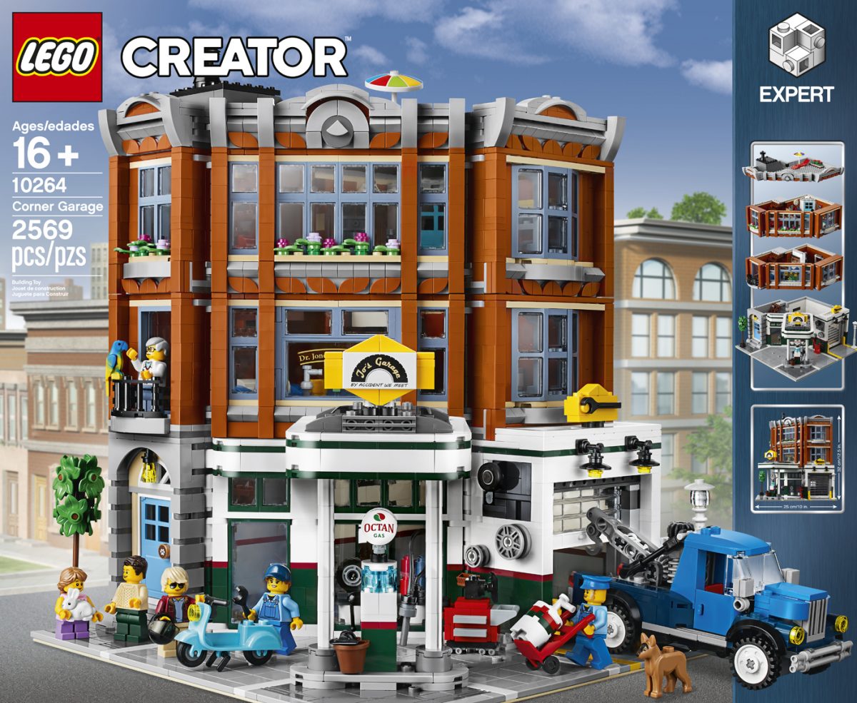 2019’s LEGO Modular Set is the LEGO Creator Expert Corner Garage (10264)