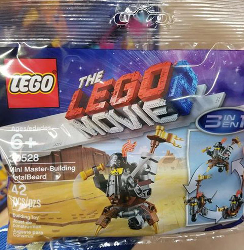 negro Virus Mucho LEGO Movie 2 Mini Master-Building MetalBeard (30528) Polybag Spotted