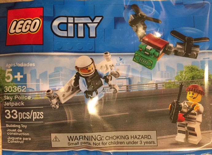 SPOTTED: New LEGO City Sky Police Jetpack (30362) Polybag