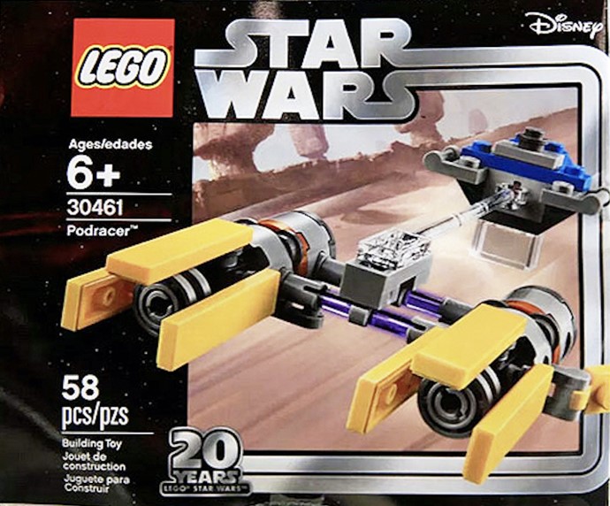LEGO Star Wars Polybag (30461) Version of Anakin’s Podracer – 20th Anniversary Version (75258) Seen at NYTF