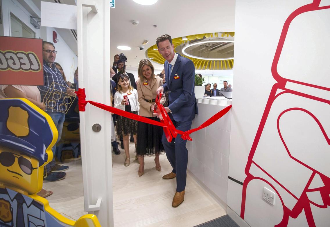 Opening of New LEGO Group Offices in Dubai Draws Fans to Admire Brick-Decorated Interiors