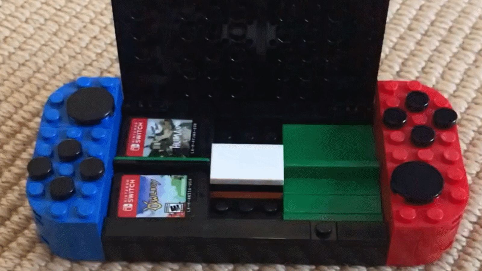 Anbefalede Polar Foto Nifty MOC Featured on Reddit: Nintendo Switch-Shaped Game Card Storage Case  - The Brick Show