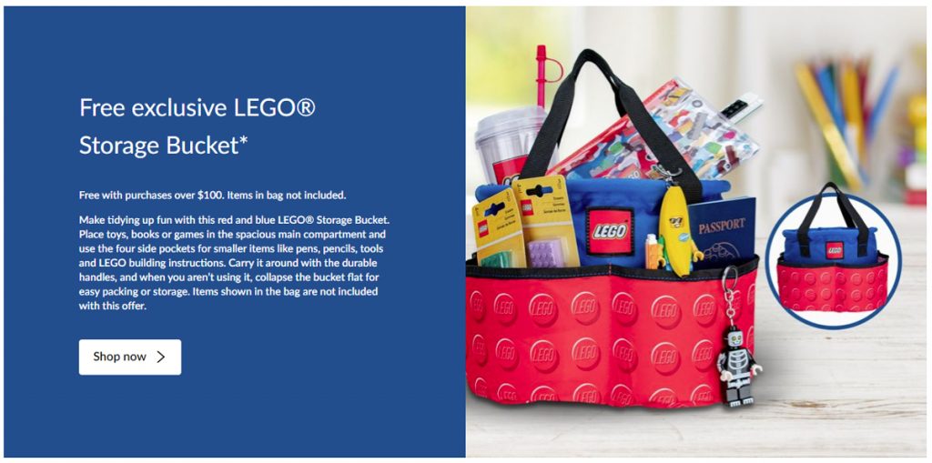 LEGO Storage Bucket