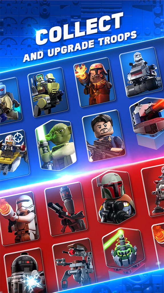 lego battles screen collect