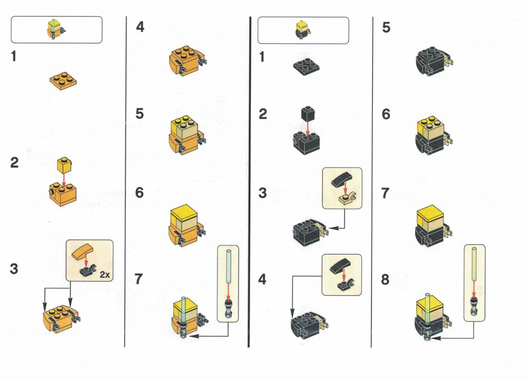 LEGO Star Wars Luke Skywalker Timeline