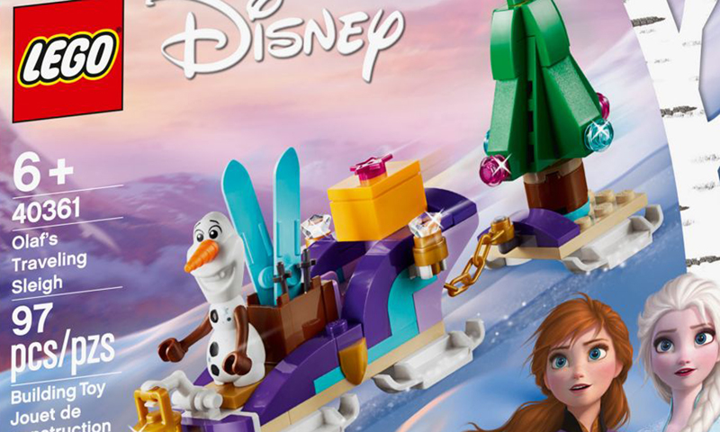 LEGO Disney Frozen 2 Olaf’s Traveling Sleigh (40361) Gift-With-Purchase Set Revealed