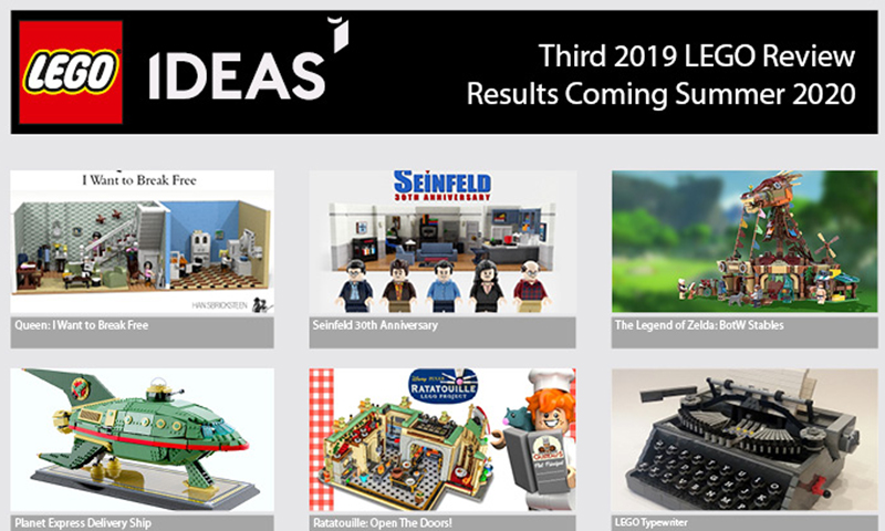 Third 2019 LEGO Ideas Review Results Announcement Coming Soon