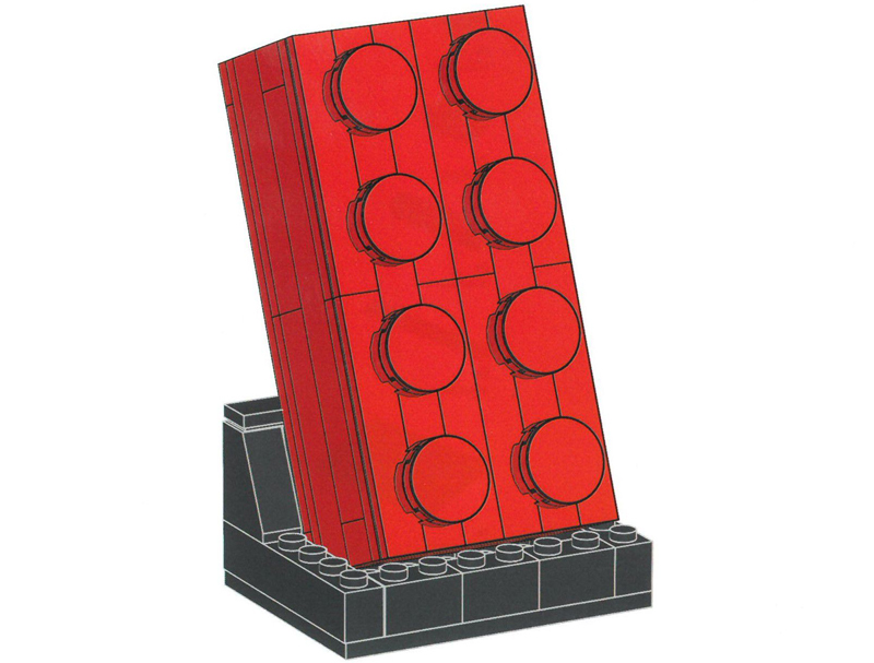LEGO Buildable Red Brick