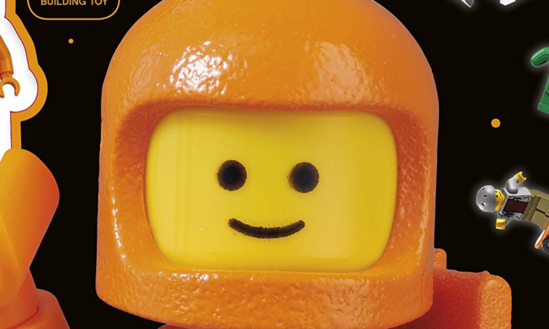 banner orange lego classic space minifig