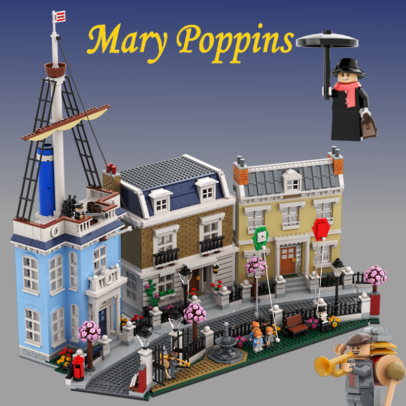 LEGO Ideas Mary Poppins, Cherry Tree Lane Product Idea Is Our First 10K Support Achiever for 2020