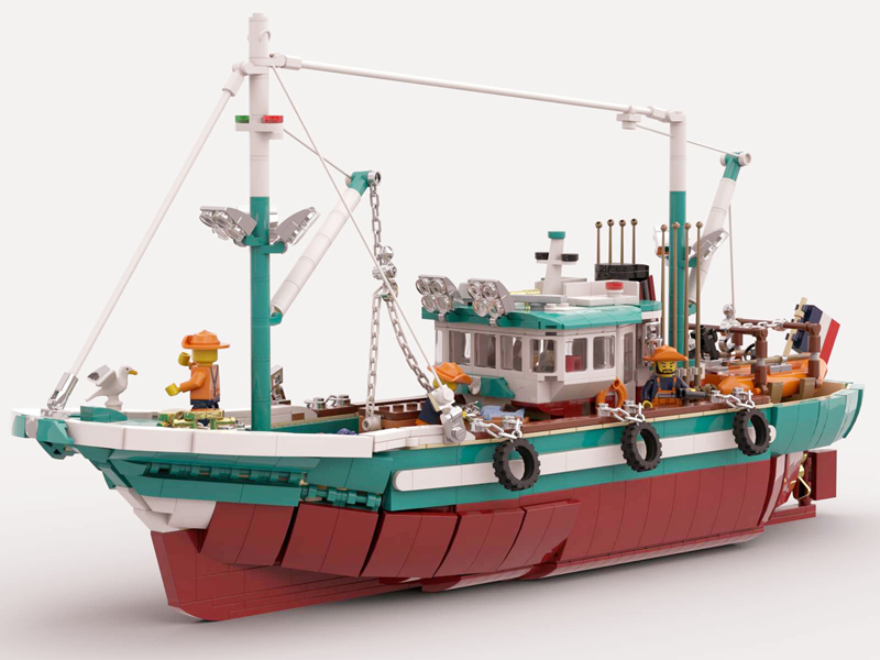 LEGO Ideas The Great Fishing Boat Enters First 2020 Review Stage