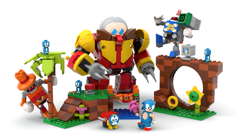 Sonic Returns in this LEGO Ideas Sonic Mania – Green Hill Zone Project