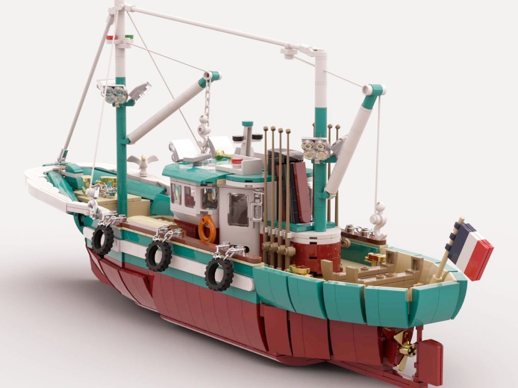 lego ideas great fishing boat 2