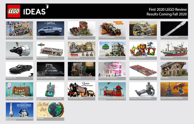 26 LEGO Ideas Projects Qualify for the First 2020 LEGO Ideas Review Stage