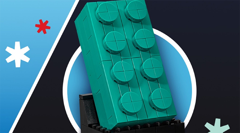LEGO VIP Weekend Offering: the LEGO 2×4 Teal Brick (5006291)