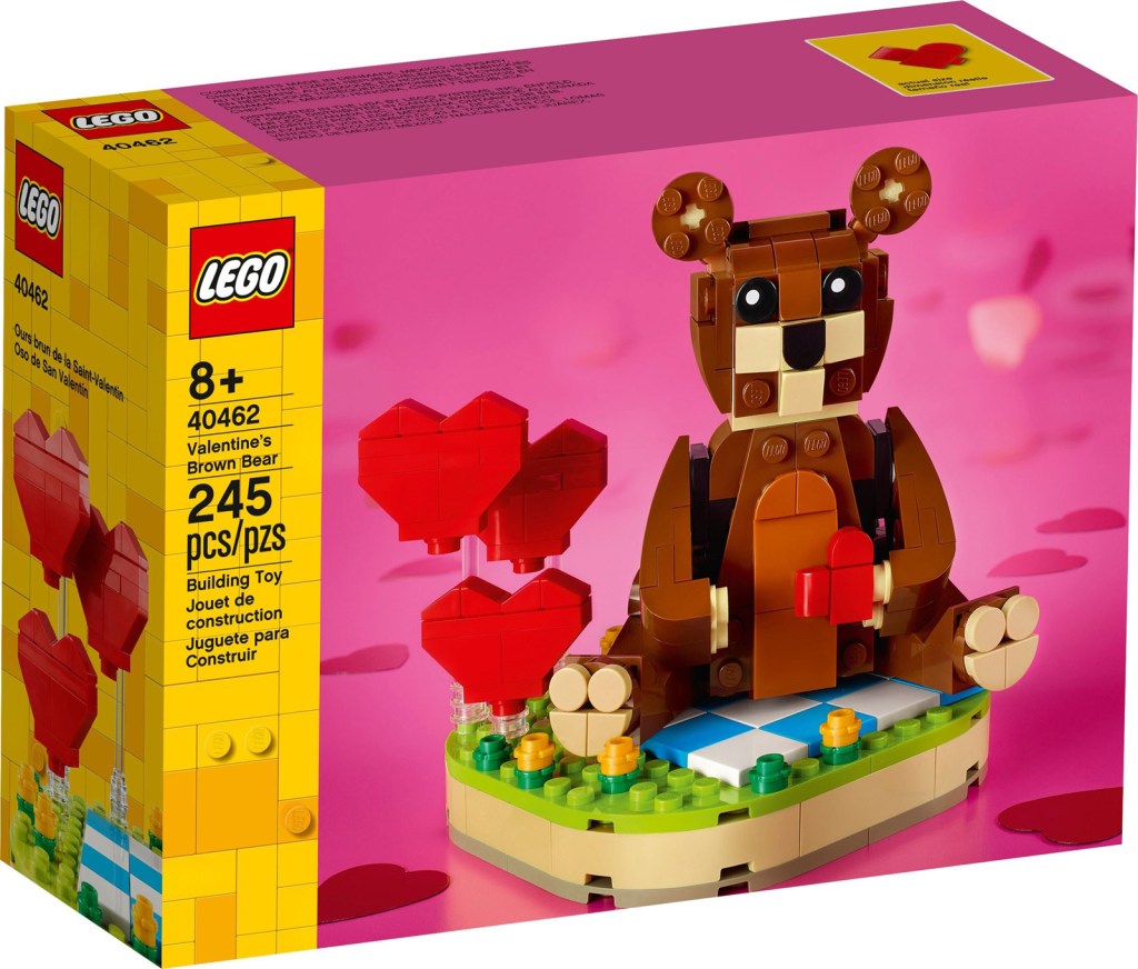 LEGO Valentine's Brown Bear