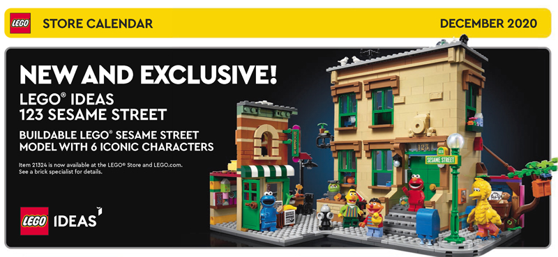 Check Out the December 2020 LEGO Store Calendar and Featured Freebies
