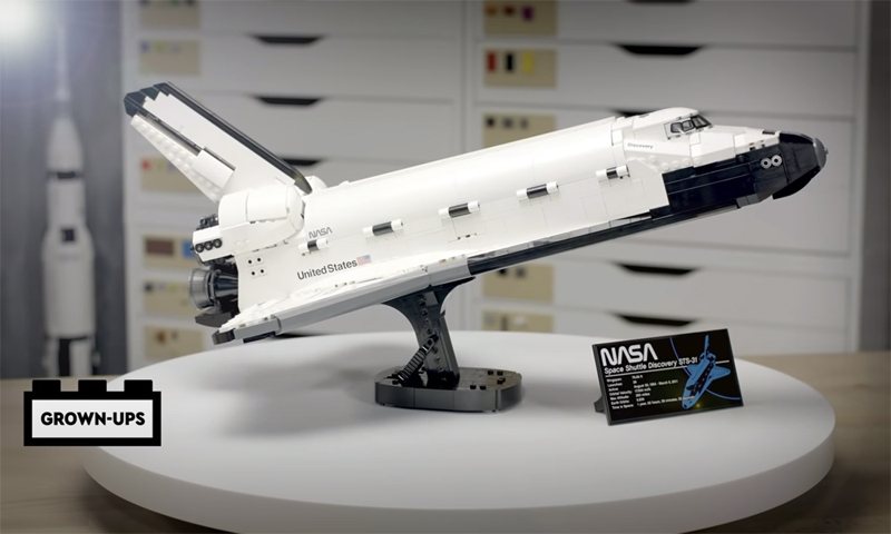 WATCH: LEGO NASA Space Shuttle Discovery (10283) Designer Video