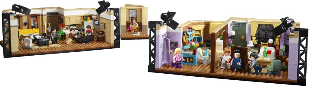Display case Frame for Lego ® Friends Apartment Minifigures figures 10292  25cm
