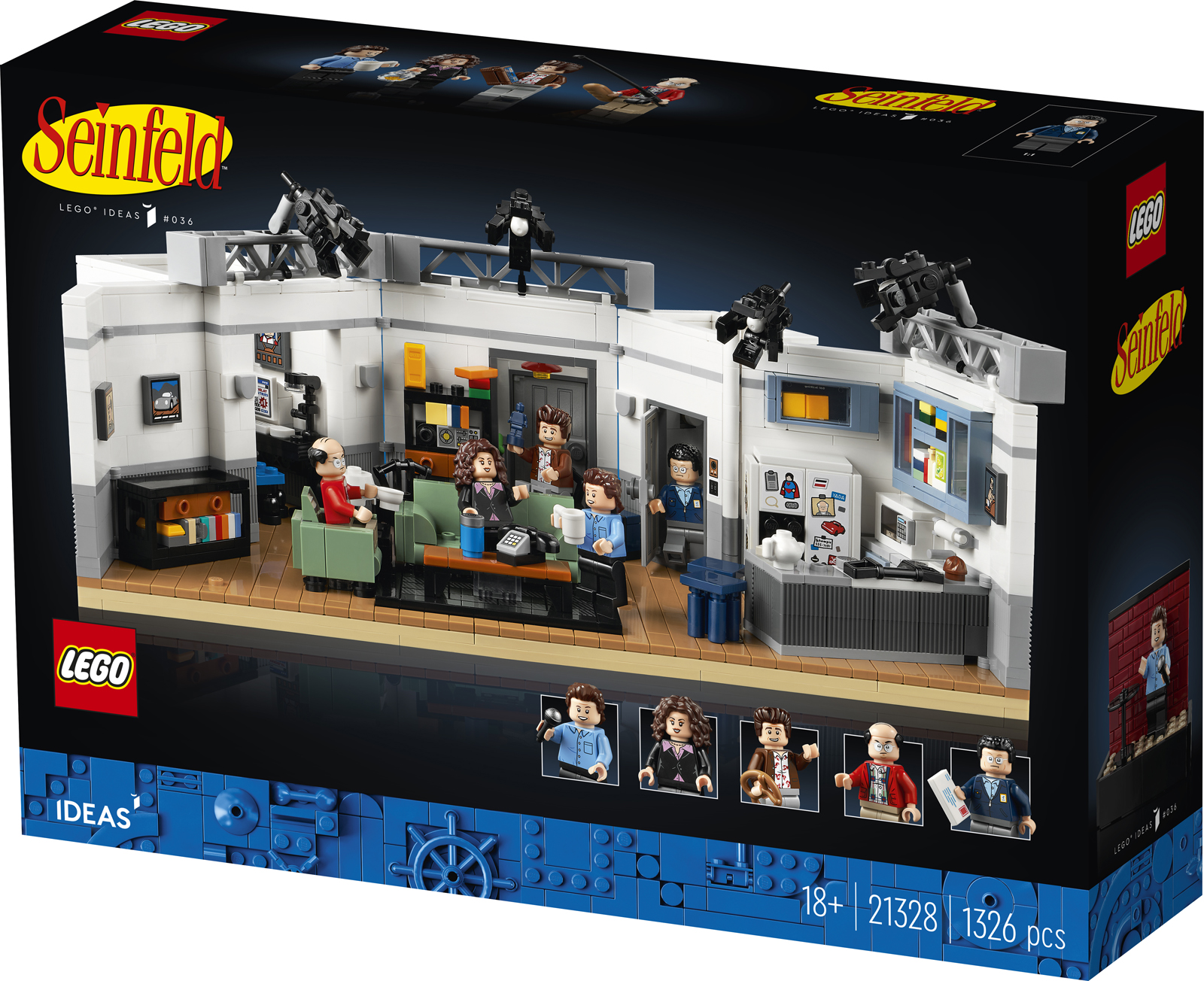 LEGO Ideas Seinfeld 21328 Building Set (1326 Pieces) 