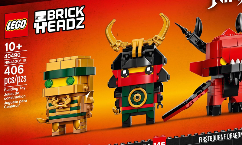 LEGO Ninjago 10th Anniversary BrickHeadz (40490) Back in Stock Via LEGO UK
