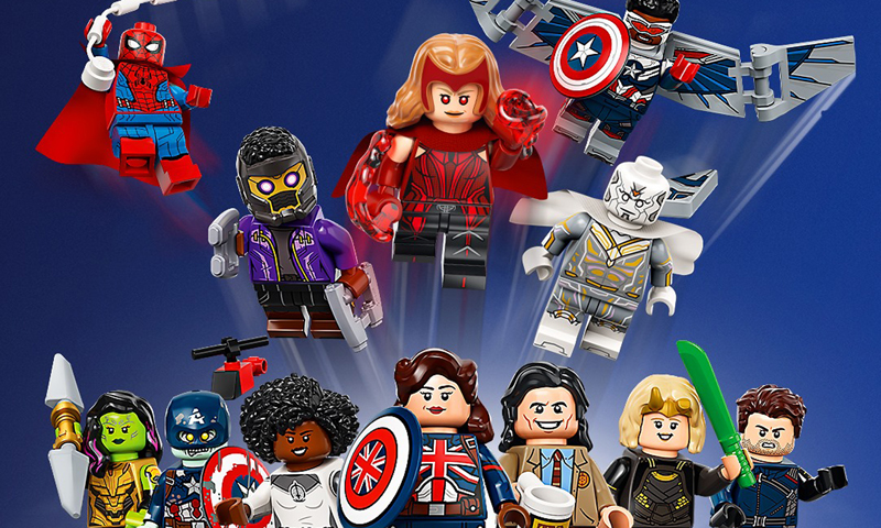 Lego Marvel Minifigures 71031 Marvel Studios Wandavision Loki What if  Falcon