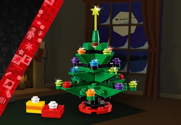 lego holiday tree instore gwp