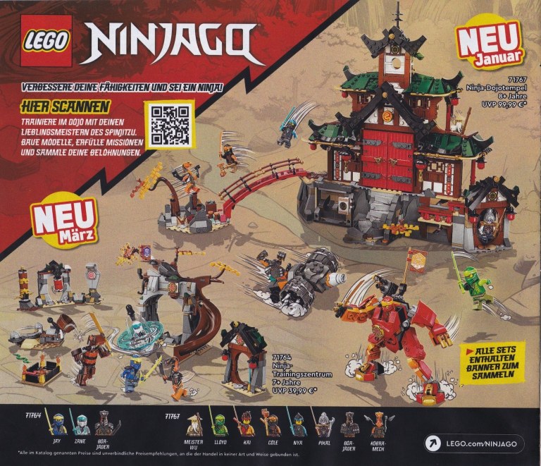 LEGO Catalog Preview of Ninjago 2022 Brick The Show Sets 