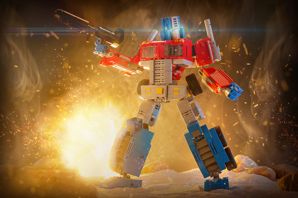 Here’s How To Build Your Own Custom LEGO Transformers Optimus Prime!