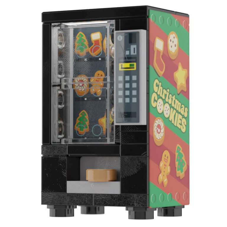lego christmas cookies wintervillage vending machine2
