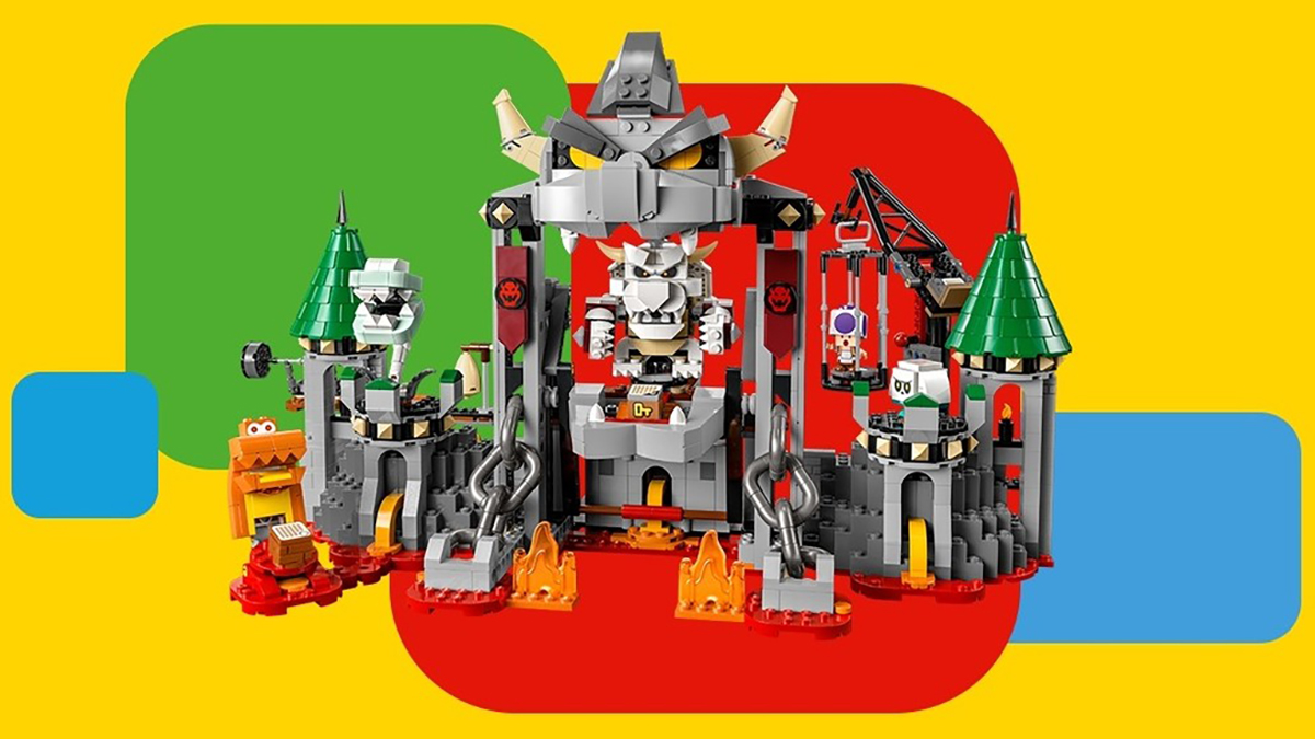Here’s a First Look at the LEGO Super Mario Dry Bowser Castle Battle (71423)