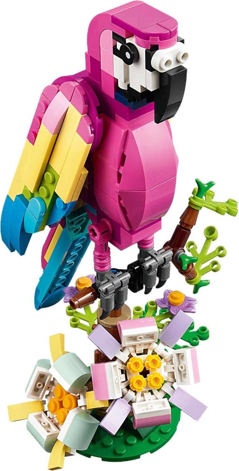 LEGO Creator 3-en-1 The Parrot Exotic Pink 31144
