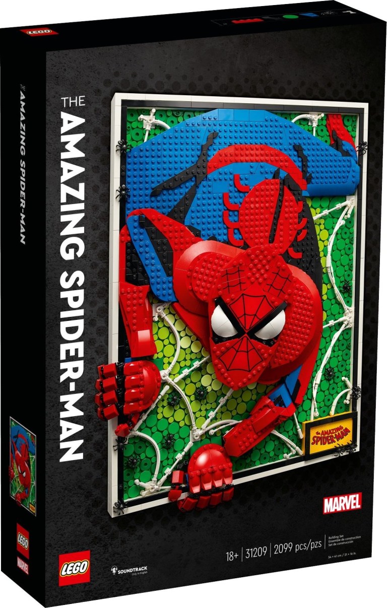 lego art the amazing spider-man