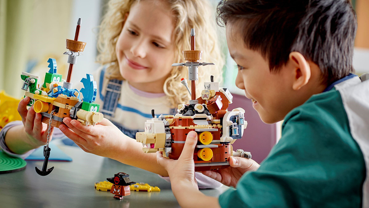 Explore Endless Adventures with the LEGO Super Mario 71427 Larry’s and Morton’s Airships Expansion Set!