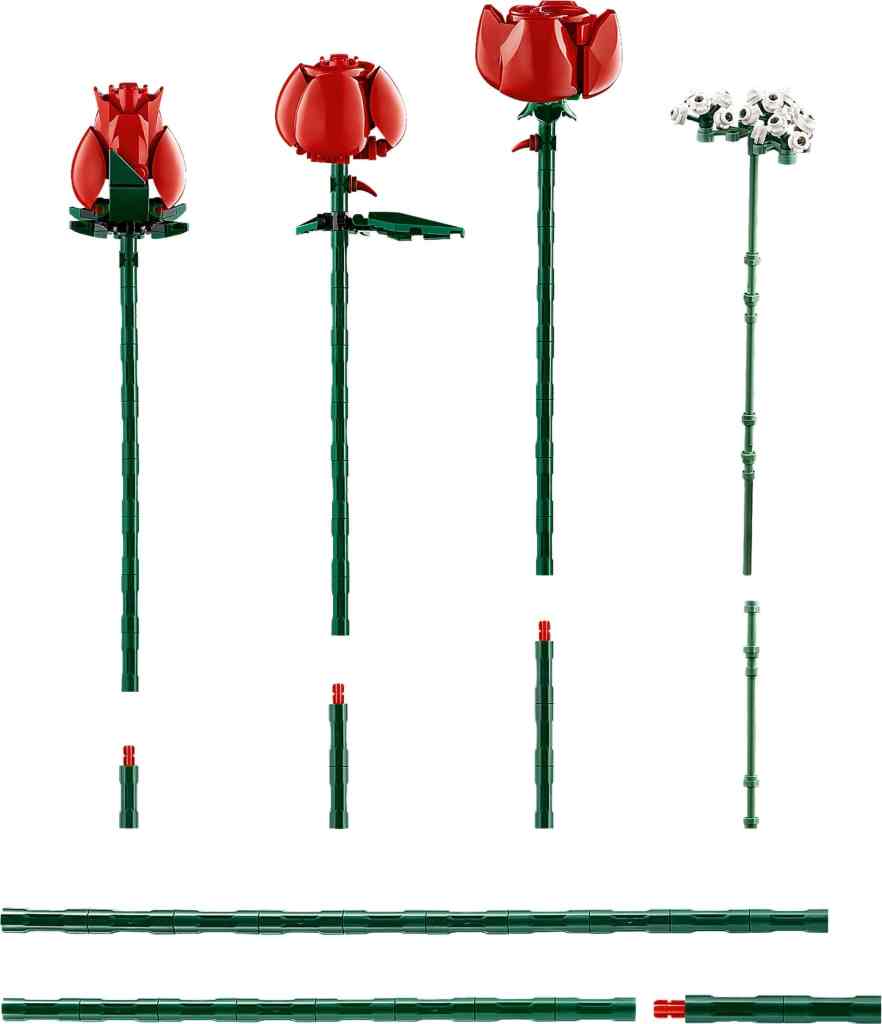 Lego rose bouquet announced for January 2024! These would make a great