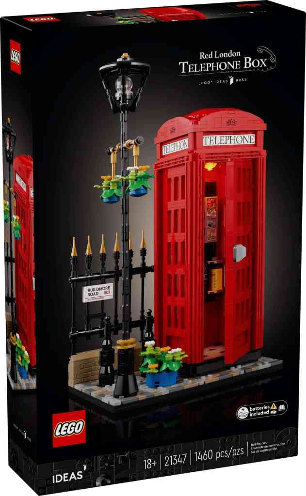 lego ideas red london telephone box
