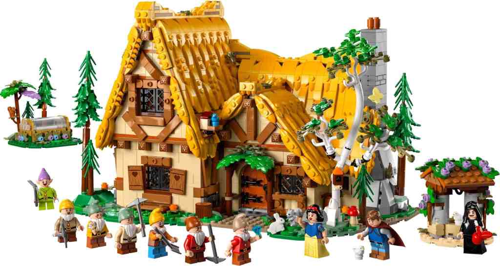 lego disney snow white and the seven dwarfs cottage