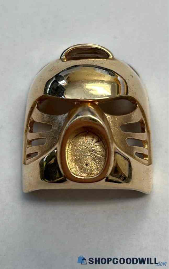 gold lego bionicle hau mask