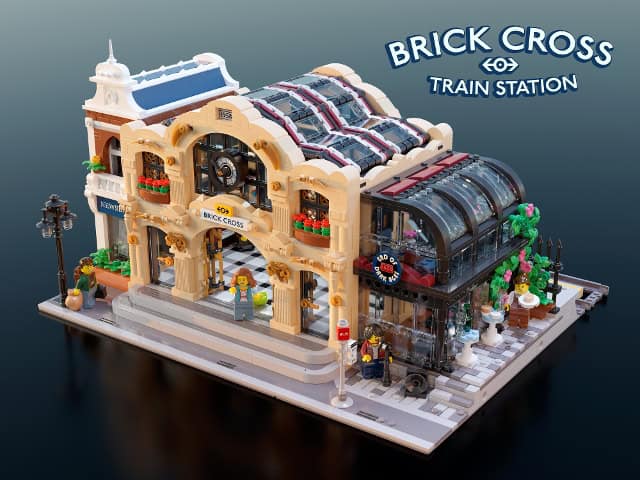 lego brickcross train station