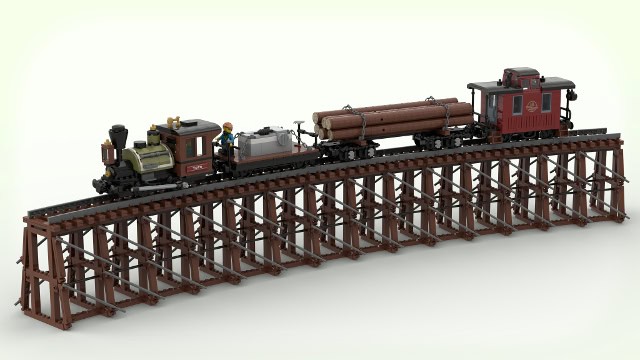 lego logging railway