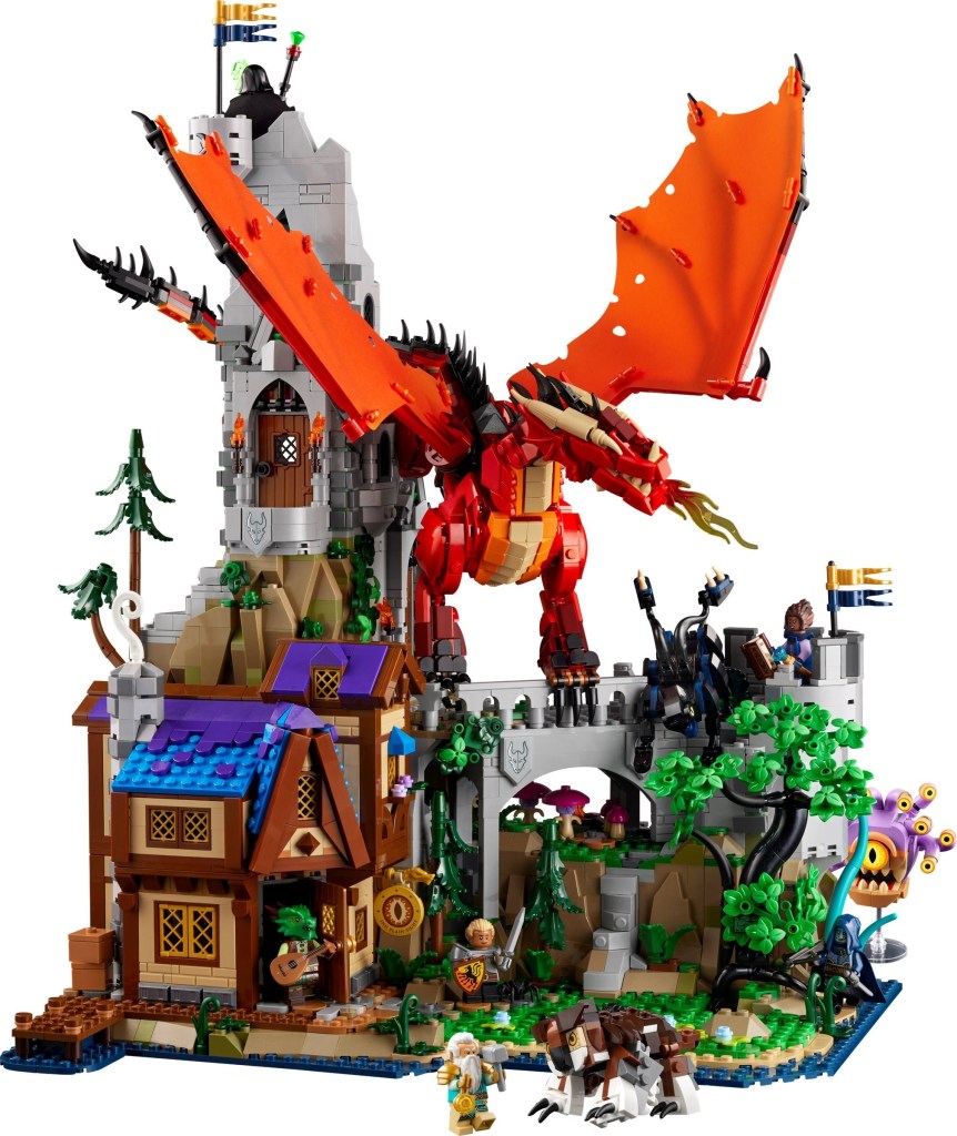 lego ideas dungeons & dragons red dragon's tale